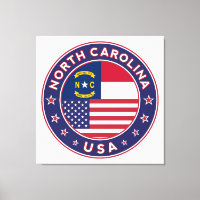 North Carolina, USA States, North Carolina poster