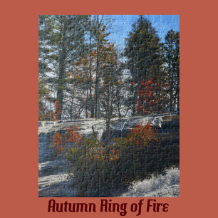 North Carolina Waterfall High Falls Photographic Jigsaw Puzzle