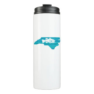 North Carolina Wave Fishing Thermal Tumbler