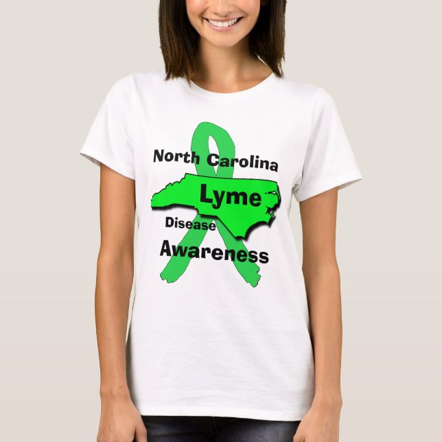 North Caroline Lyme Disease Awareness Shirt (Front)