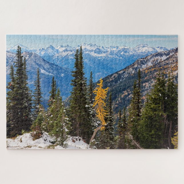 North Cascade Mountains Wenatchee National Forest Jigsaw Puzzle (Horizontal)