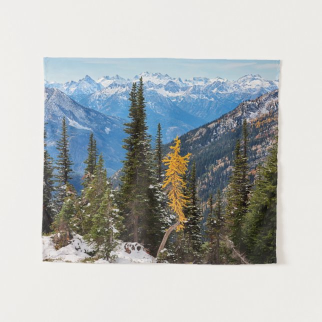 North Cascade Mountains Wenatchee National Forest Tapestry (Front (Horizontal))