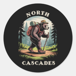 North Cascades  Classic Round Sticker