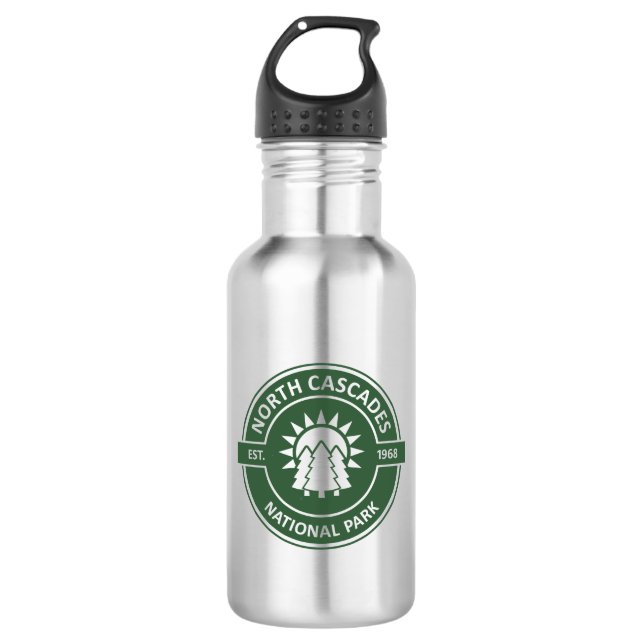 North Cascades National Park 532 Ml Water Bottle (Front)