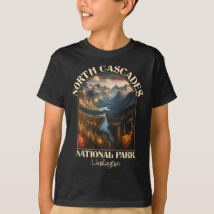 North Cascades National Park Autumn Season Camping T-Shirt