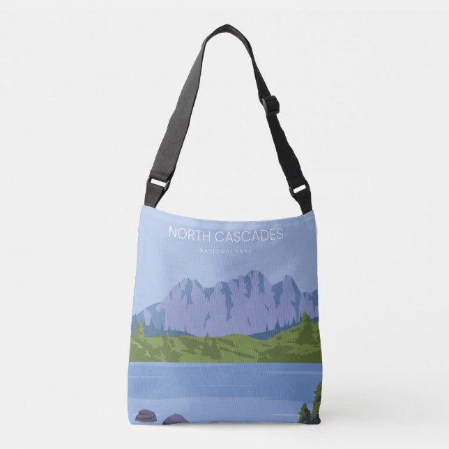 North Cascades National Park  Crossbody Bag (Front)