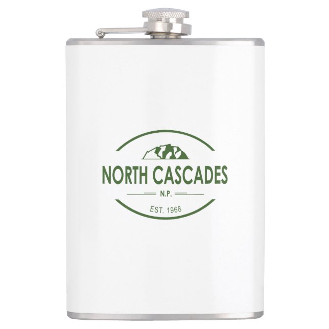 North Cascades National Park Hip Flask (Front)