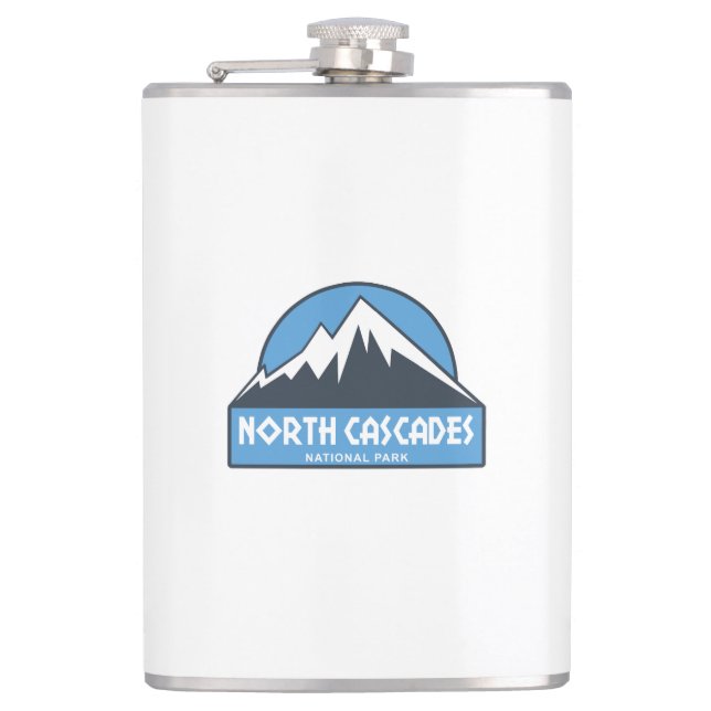 North Cascades National Park Hip Flask (Front)