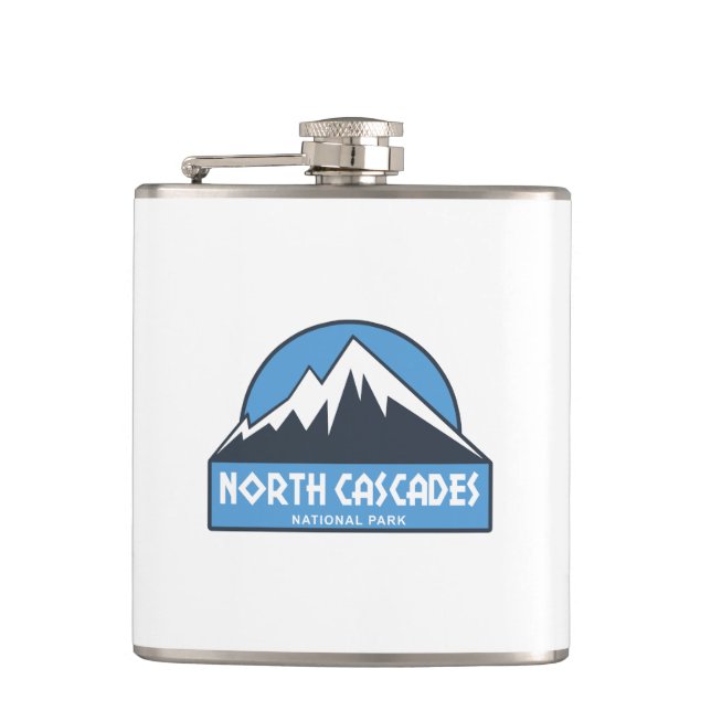 North Cascades National Park Hip Flask (Front)