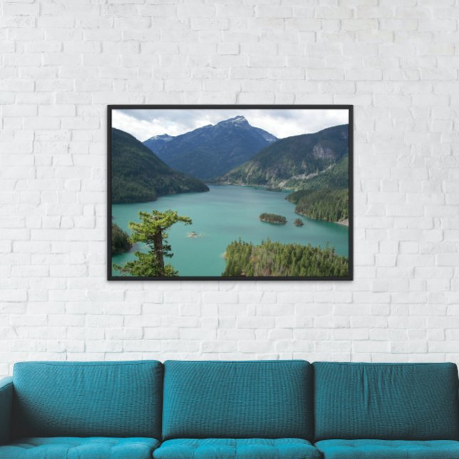 North Cascades National Park Landscape Photo Print (In Situ Framed)