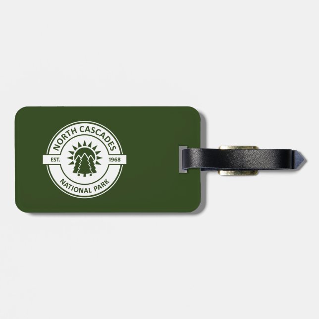 North Cascades National Park Luggage Tag (Back Horizontal)