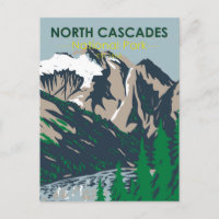 North Cascades National Park Mount Triumph Vintage