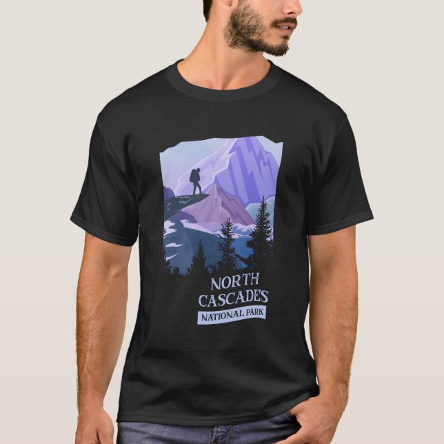 North Cascades National Park Novelty T-Shirt (Front)