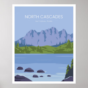 North Cascades National Park  Poster