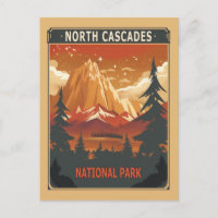 North Cascades National Park Retro