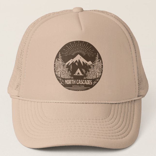 North Cascades National Park Trucker Hat (Front)
