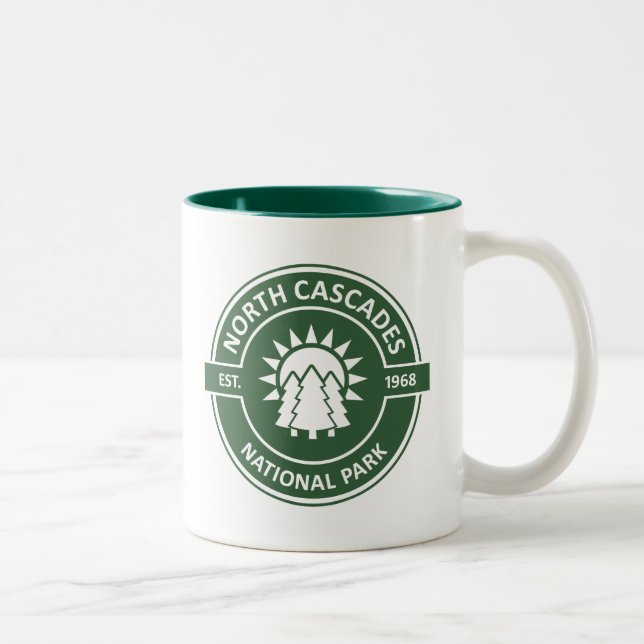 North Cascades National Park Two-Tone Coffee Mug (Right)