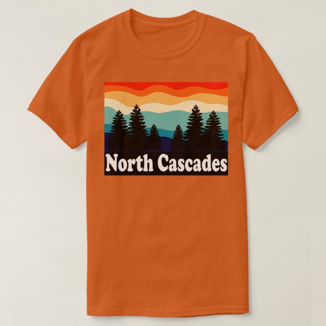 North Cascades National Park Washington T-Shirt (Design Front)