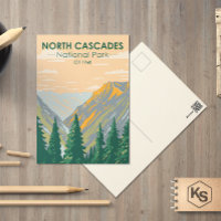 North Cascades National Park Washington Vintage