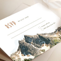 North Cascades RSVP Wedding Insert Destination