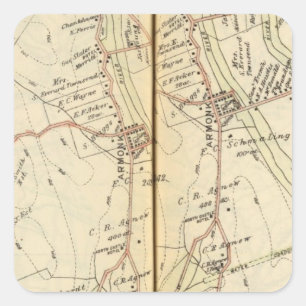 North Castle, New York 2 Square Sticker