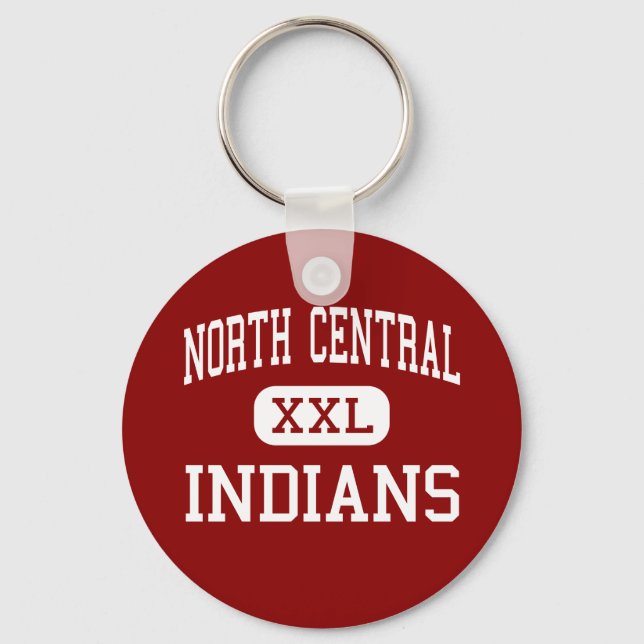 North Central - Indians - High - Spokane Key Ring (Front)