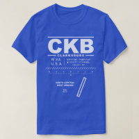 North Central West Virginia Airport CKB T-Shirt
