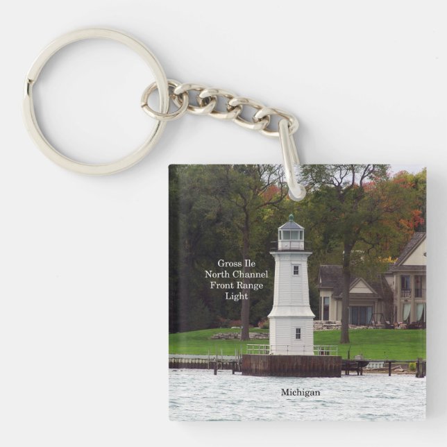 North Channel Front Range Light acrylic key chain (Front)