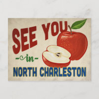 North Charleston South Carolina Apple - Vintage