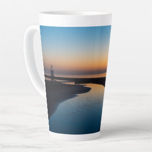 North Chicago Lighthouse Dawn Latte Mug