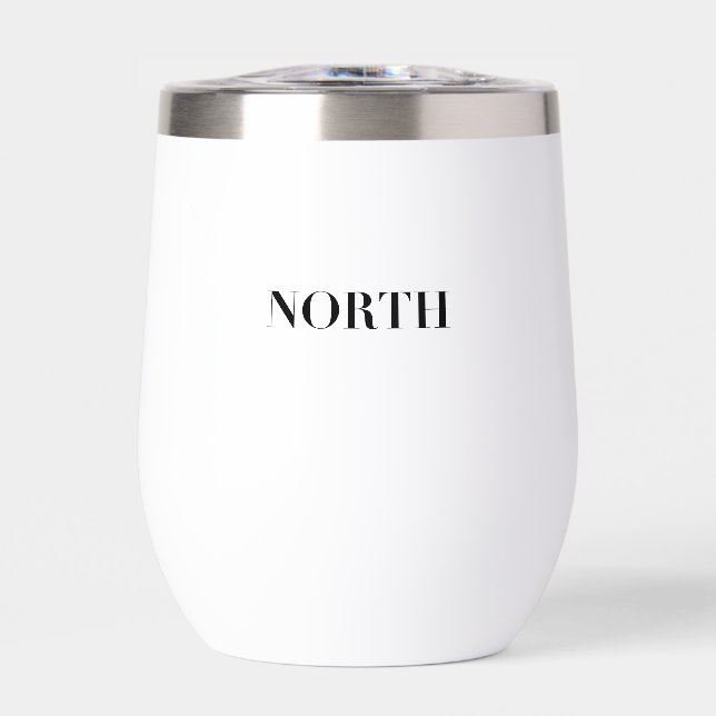 North | Classic Timeless Minimal Black Logo (Front)