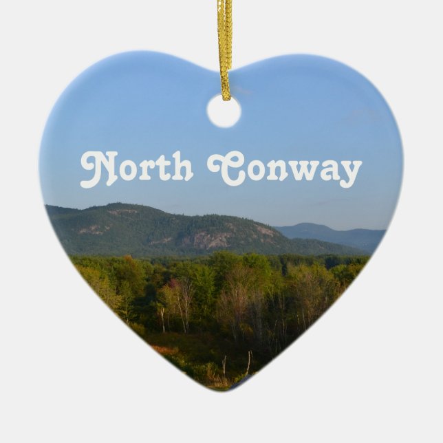 North Conway Ceramic Tree Decoration (Front)