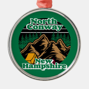 North Conway,New Hampshire Metal Tree Decoration