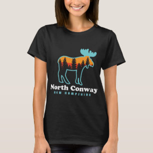North Conway New Hampshire Moose Mountains T-Shirt