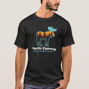 North Conway New Hampshire Moose Mountains T-Shirt
