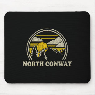 North Conway New Hampshire Nh T Shirt Vintage Hiki Mouse Pad
