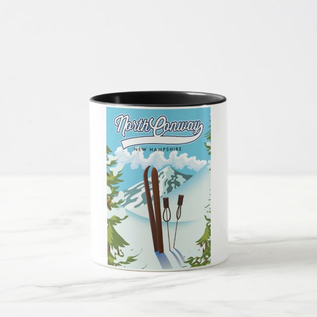 North Conway New Hampshire, to ski Mug (Center)