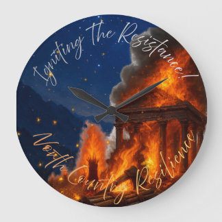 North Country Resilience Button Large Clock