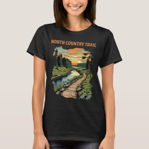 North Country Trail Forest Retro Travel T-Shirt