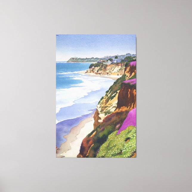 North County Coastline Canvas Print (Front)