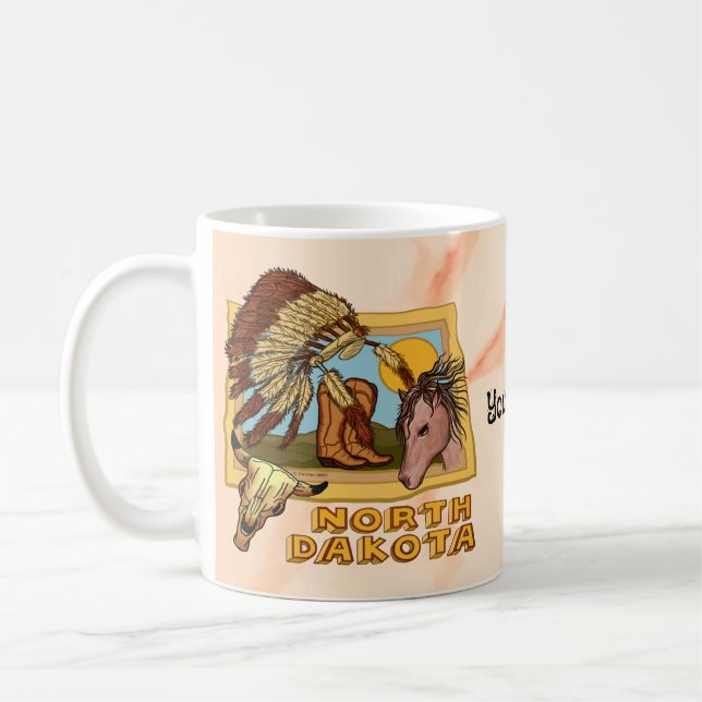 North Dakota Coffee Mug (Left)