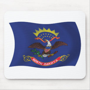 North Dakota Flag Mousepad