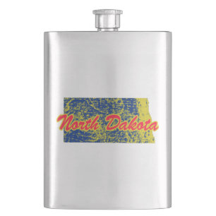 North Dakota Hip Flask