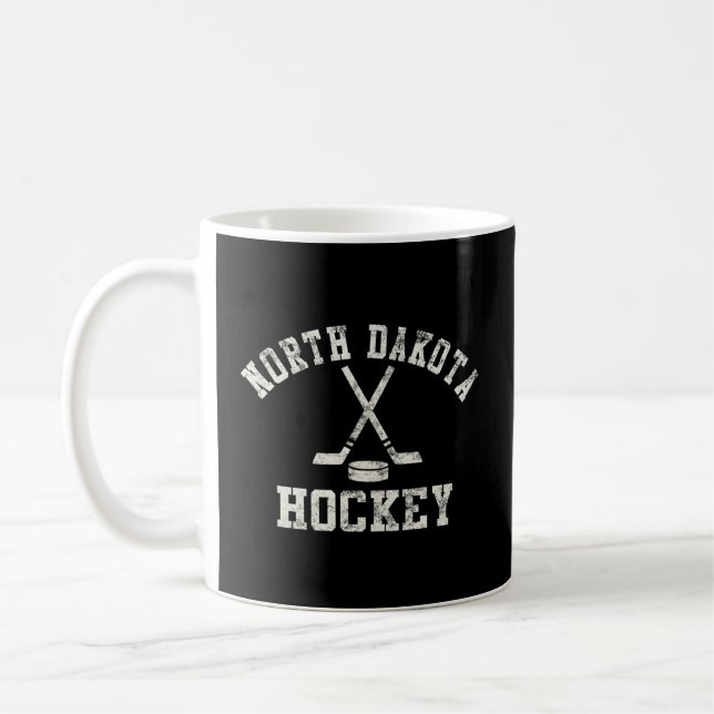 North Dakota Hockey Coffee Mug (Left)