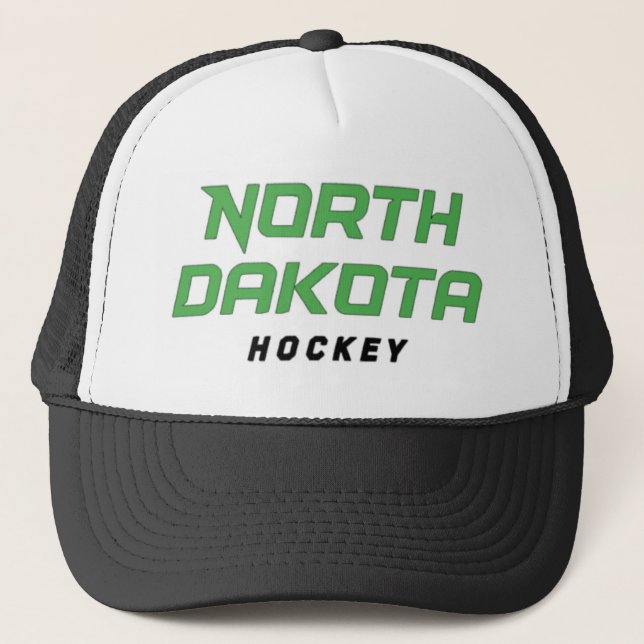 NORTH DAKOTA HOCKEY Mesh Trucker Hat (Front)