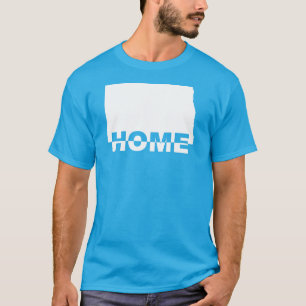 North Dakota Home Away From State T-Shirt Tees