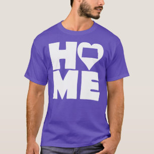 North Dakota Home Heart State Tees T-Shirt