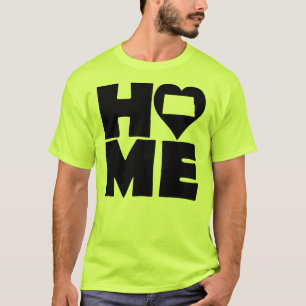 North Dakota Home Heart State Tees T-Shirt