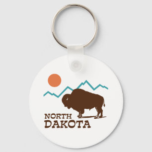 North Dakota Key Ring