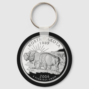 NORTH DAKOTA KEY RING